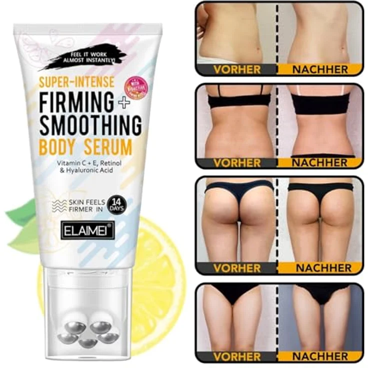 P-Beauty Super Intensive Straffende Körpercreme mit Massage Applikator, 120g, feuchtigkeitsspendend, fettverbrennend, für alle Hauttypen – Bild 8