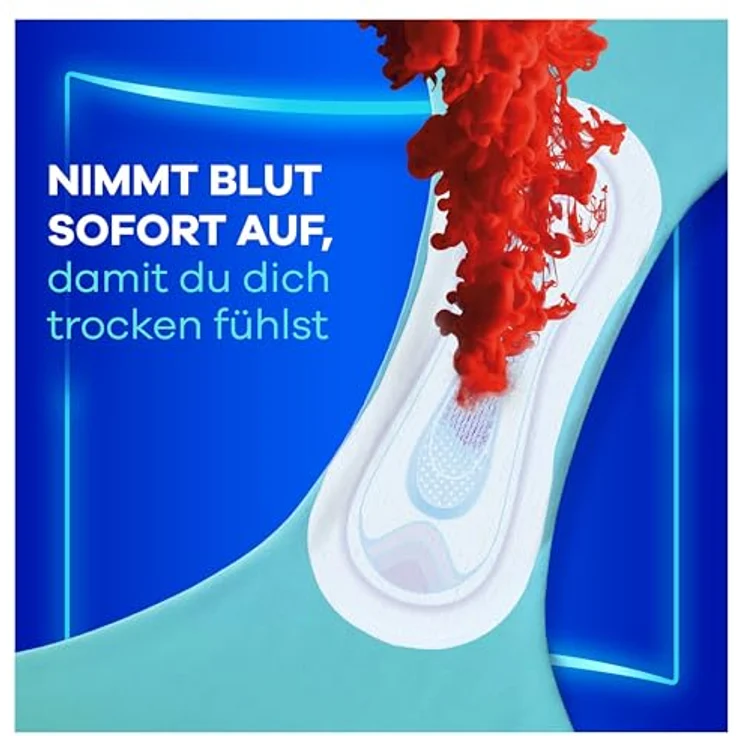 Always Ultra Binden Damen Gr. 1, Normal, ultradünn, super absorbierend, 136 Stück (4 x 34 Binden) ohne Flügel, dermatologisch getestet – Bild 4