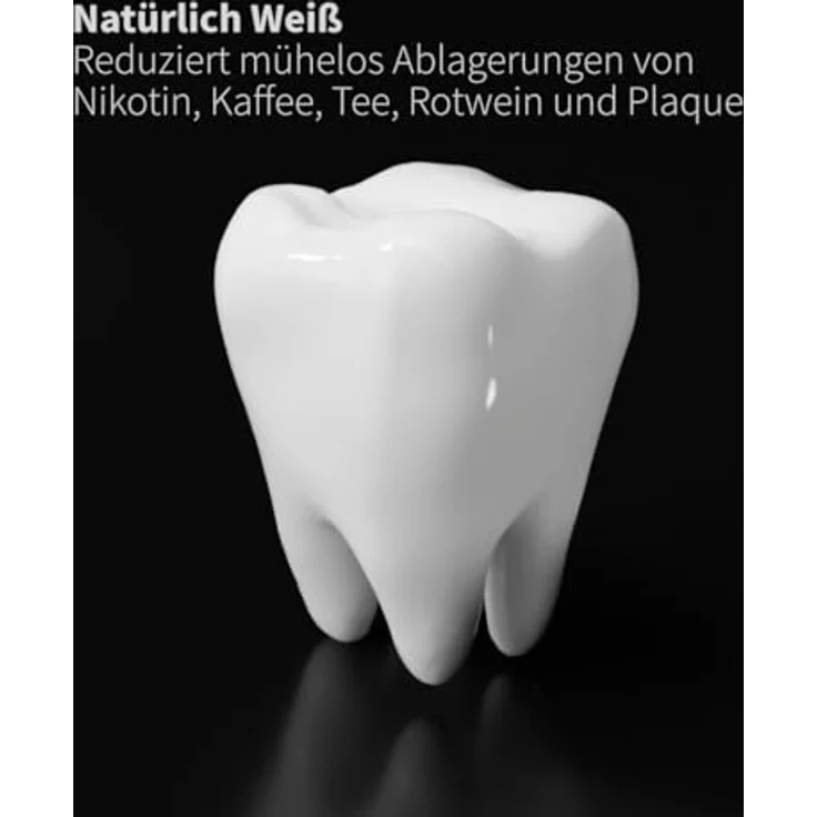 ZAHNHELD® Zahnpasta Natural White, mit Fluorid und Minzgeschmack, zur effektiven Zahnpflege, stärkt Zahnschmelz, 4 Bausteine für hellere Zähne, Made in Germany – Bild 3