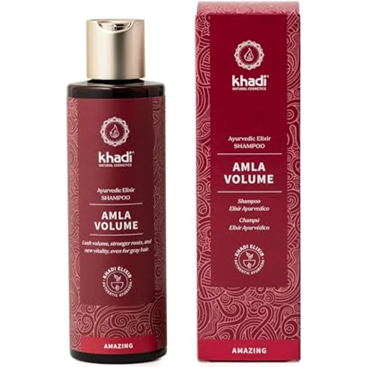 Khadi Naturkosmetik Ayurvedisches Elixier Shampoo A mla 200 ml – Bild 2