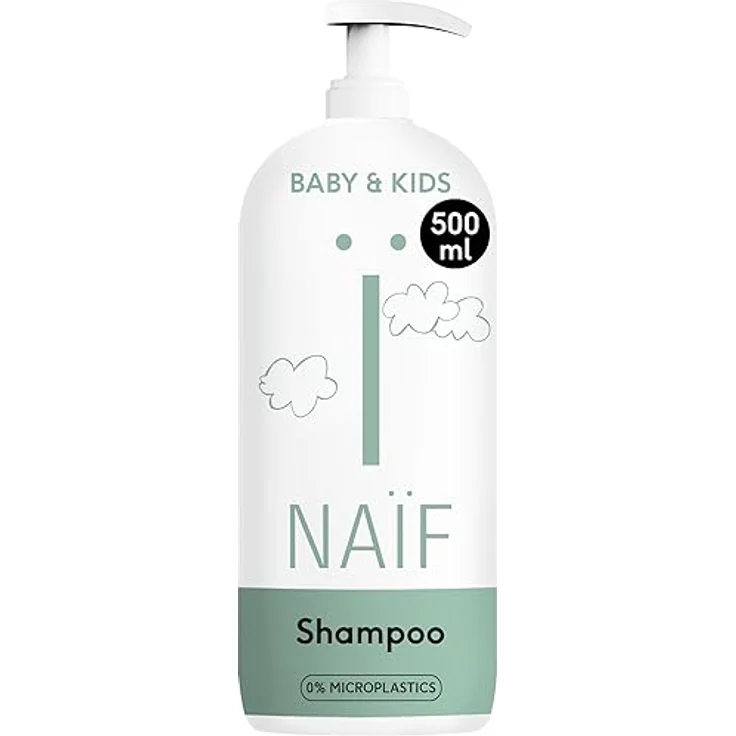 Naïf Pflegendes Shampoo für Baby & Kind 500ml, Reinigt – Bild 1