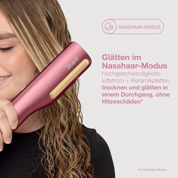Shark Glätteisen, professionelles Stylinggerät mit hochwertigen Keramikplatten – Bild 7