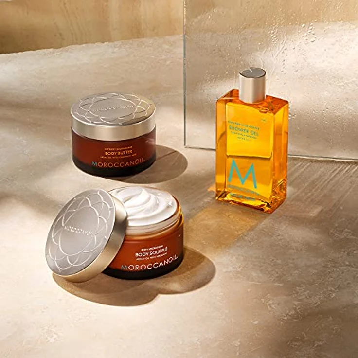 Moroccanoil Körperbutter, Fragrance Originale mit Argan- und Avocadoölen, Hyaluronsäure, 250ml – Bild 5