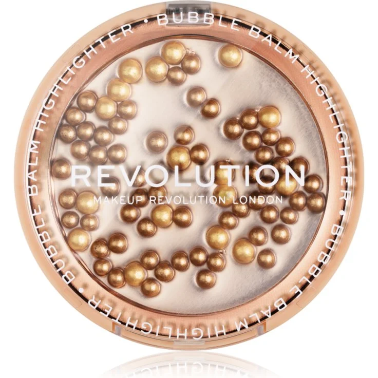 Revolution Bubble Balm Highlighter, Gelartiger Highlighter in Bronze, 4,5 g, vegan
