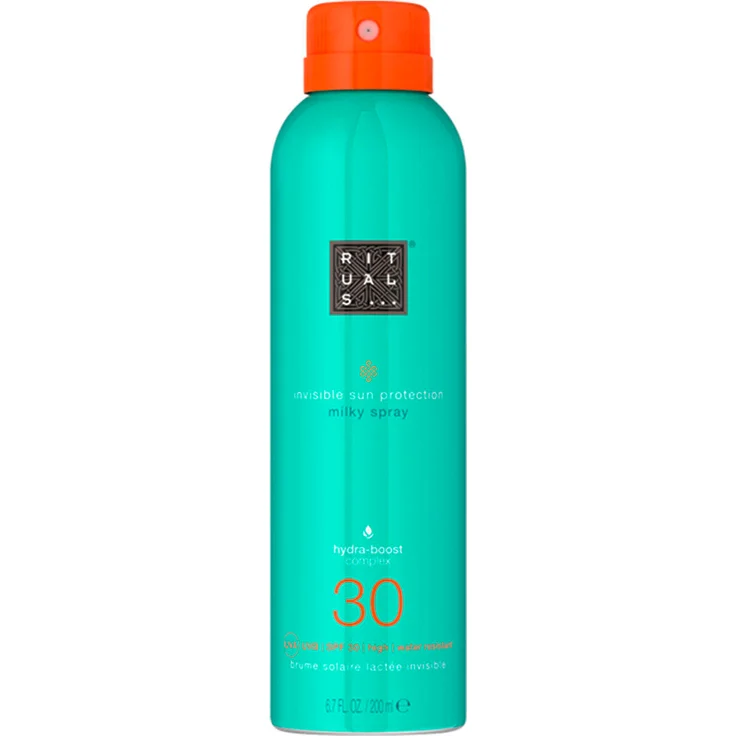 RITUALS THE RITUAL OF KARMA Sun Protection Milky Spray SPF 30, 200 ml, feuchtigkeitsspendend, wasserfest, ohne weißen Film