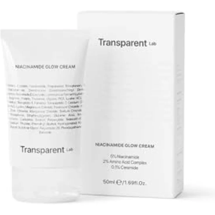 Transparent Lab Niacinamide Glow Cream 50 ml, Gelcreme mit 5% Niacinamid zur Aufhellung und Verbesserung des Hauttons, feuchtigkeitsspendend – Bild 7