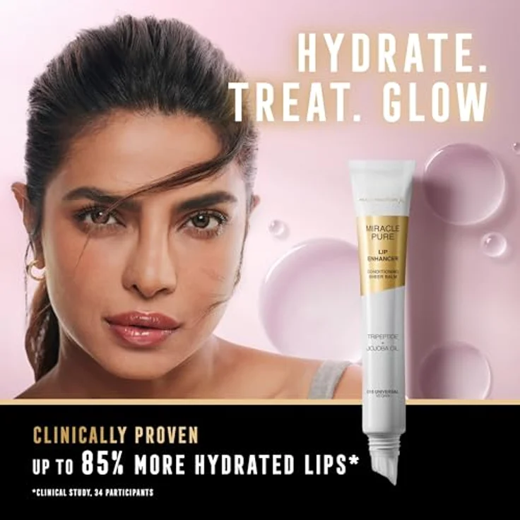 Max Factor Miracle Pure Lip Enhancer, Hydratisierendes Lipgloss in 030 Sweet Cherry, 12 ml mit hohem Glanz und feuchtigkeitsspendender Formel – Bild 3