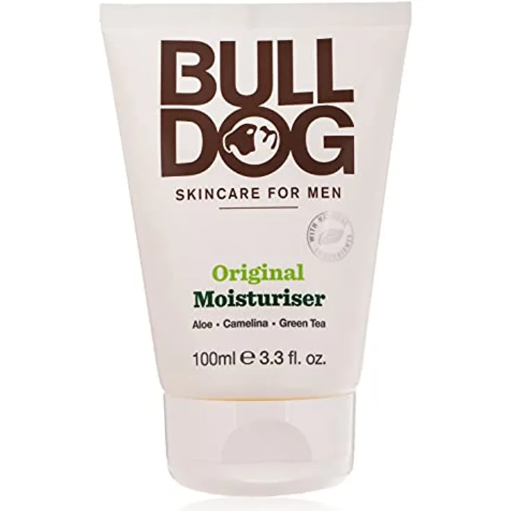 Bulldog Skincare Original Feuchtigkeitscreme, 100ml, Gesichtscreme für Herren mit tiefenwirksamer Pflege und Porenreinigung