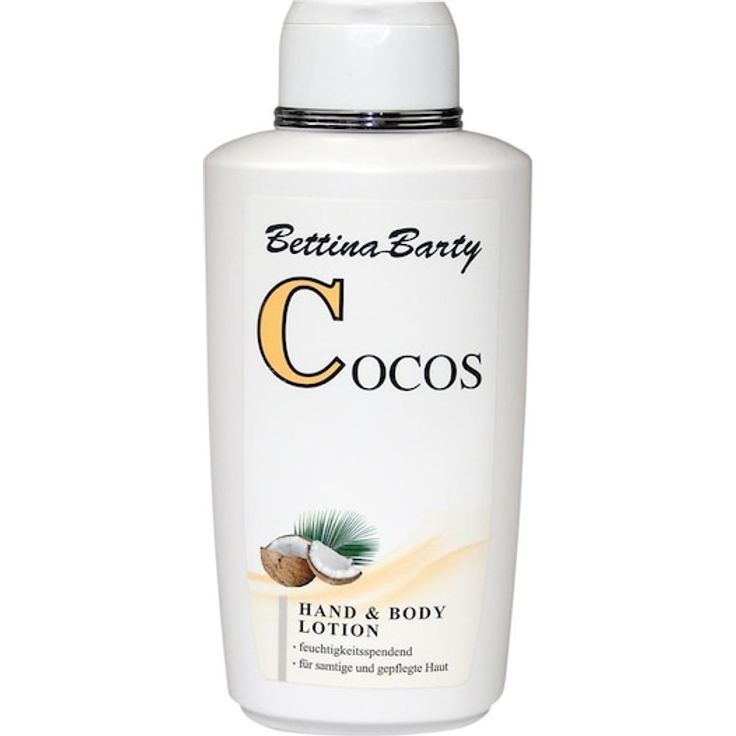 Bettina Barty Cocos Hand & Body Lotion, 500 ml, feuchtigkeitsspendende Lotion für glatte Haut, Unisex