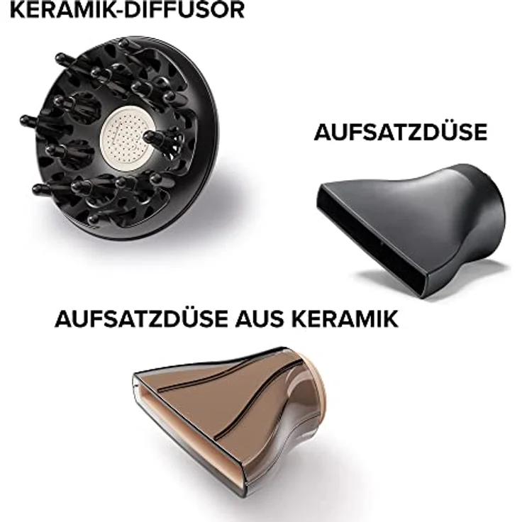 Imetec Bellissima My Pro Ceramic P5 3800, Profi-Haartrockner, Keramik-Technologie, 2300 W, sehr schmale Düse, Ionen-Technologie – Bild 8