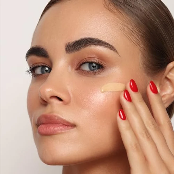 Eveline Cosmetics Wonder Match Lumi, feuchtigkeitsspendendes Make-up mit glättender Wirkung, SPF 20, Farbton 15 Natural Neutral, 30 ml – Bild 8