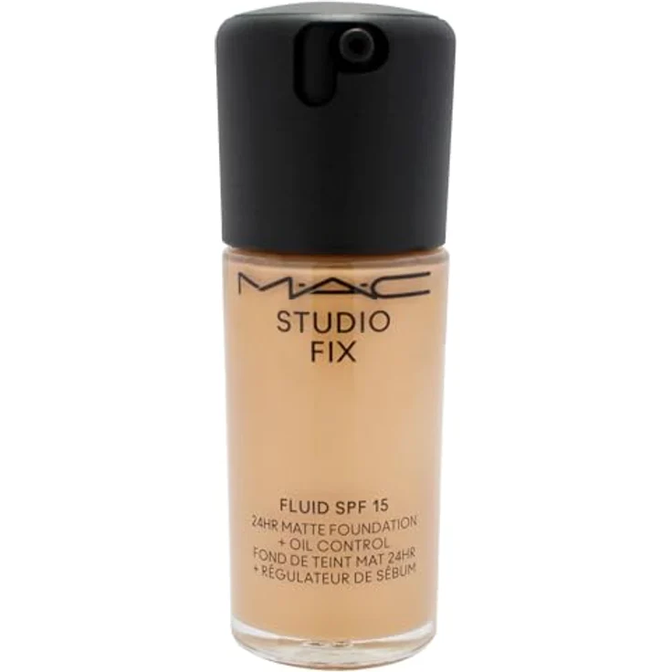 MAC Studio Fix Fluid Foundation mit SPF15, 30 ml, NC40 – 24h Halt, leichtes mattes Finish, ölfrei, für empfindliche Haut – Bild 2