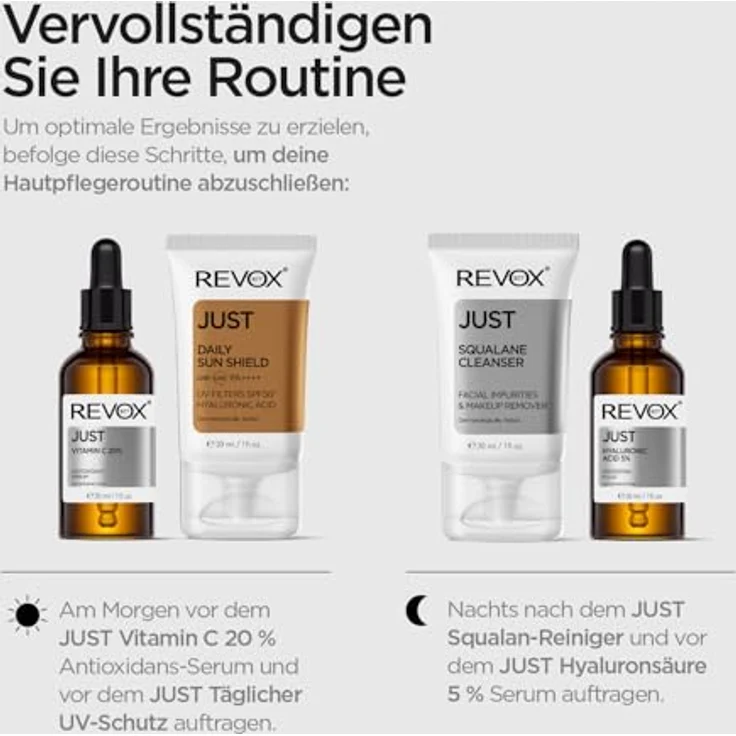 REVOX B77 Just Hyaluronic Acid, Gesichtsserum mit 3% Hyaluronsäure, 250 ml – Bild 6
