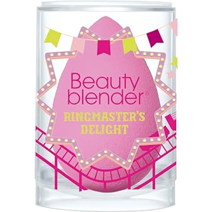 beautyblender Rosie Ringmaster's Delight, Limitierte Edition Make-up Schwamm, latexfrei, wiederverwendbar, für Flüssigmake-up, BB Cream, Puder & Highlighter, rosafarben – Bild 2