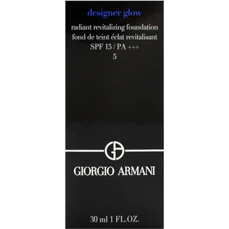 GIORGIO ARMANI Designer Glow Radiant Revitalizing Foundation SPF 15 No.5 (30 ml) – Bild 5