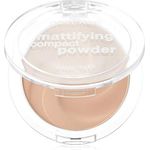 essence mattifying compact powder, Puder, Nr. 04 perfect beige, nude, für Mischhaut, für unreine Haut, mattierend, matt, vegan, Nanopartikel frei, entspricht unserem CLEAN BEAUTY Standard (12g)