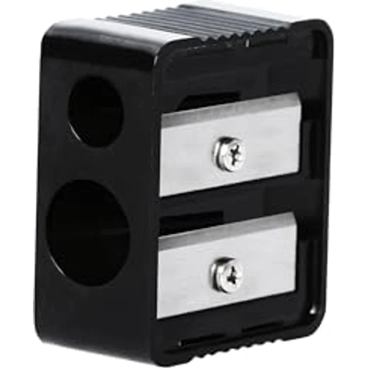 Wet n Wild Dual Makeup Sharpener, Doppelspitzer mit ultrascharfen Klingen für Eyeliner, Lippenstifte und Brauenstifte, leicht zu reinigen und reisetauglich – Bild 2