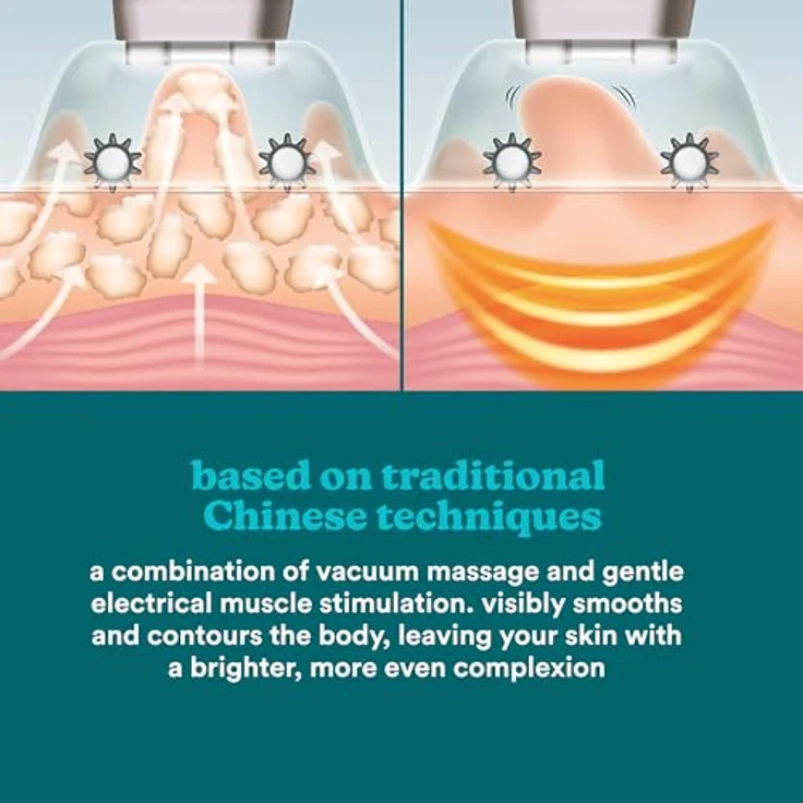 HoMedics Skin Smoother, Anti-Cellulite Massagegerät, aktiviert Fettzellenabbau, Vakuummassage und elektronische Stimulation (EMS), Hautverbesserung, Verminderung von Orangenhaut – Bild 6