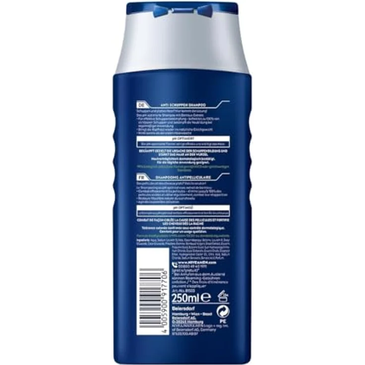 Nivea Nivea Men Anti-Schuppen Power Pflegeshampoo Shampoo 250 ml Herren – Bild 7