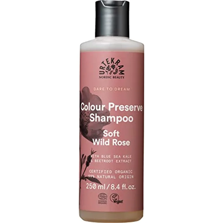 Urtekram - Für gefärbtes Haar - Soft Wild Rose - 250 ml, Vegan, Biologisch, Natürlichen Ursprungs
