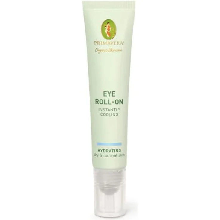 PRIMAVERA Eye Roll-On - Instantly Cooling 12 ml - Naturkosmetik - Erfrischender Augen Roll-On für eine strahlend, wache Augenpartie - kühlt und wirkt abschwellend - vegan – Bild 1