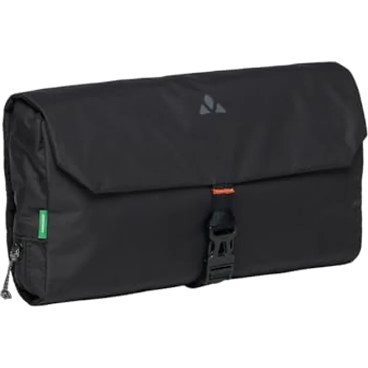 Vaude WashBag M, Kulturbeutel schwarz aus 100% Polyester, 34 cm x 5 cm x 19 cm