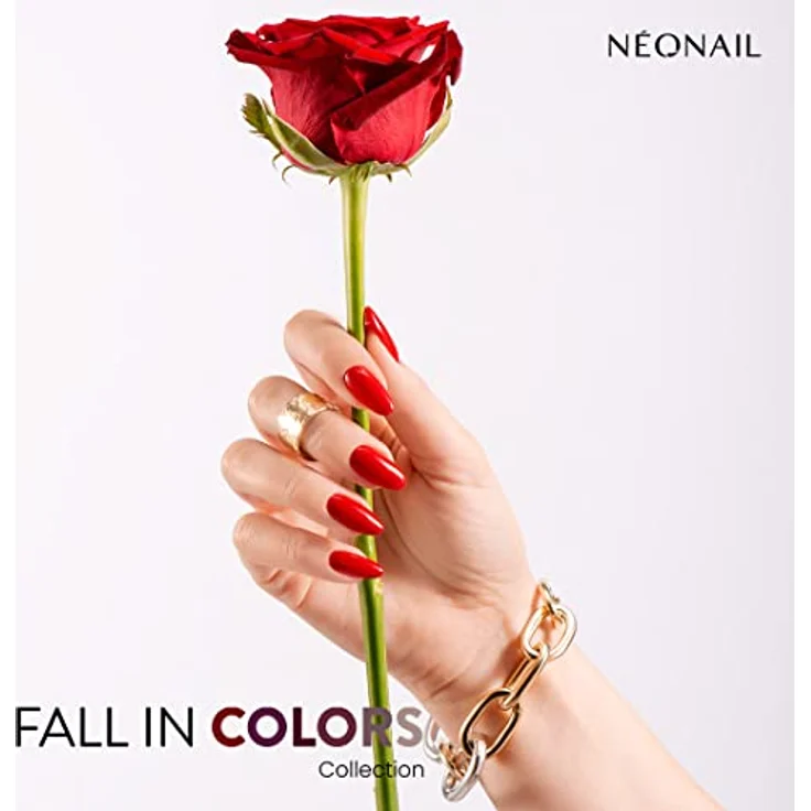 NEONAIL UV Nagellack 7,2 ml Rot Feminine Grace - Starke Pigmentierung, langanhaltende Maniküre bis zu 21 Tage – Bild 4