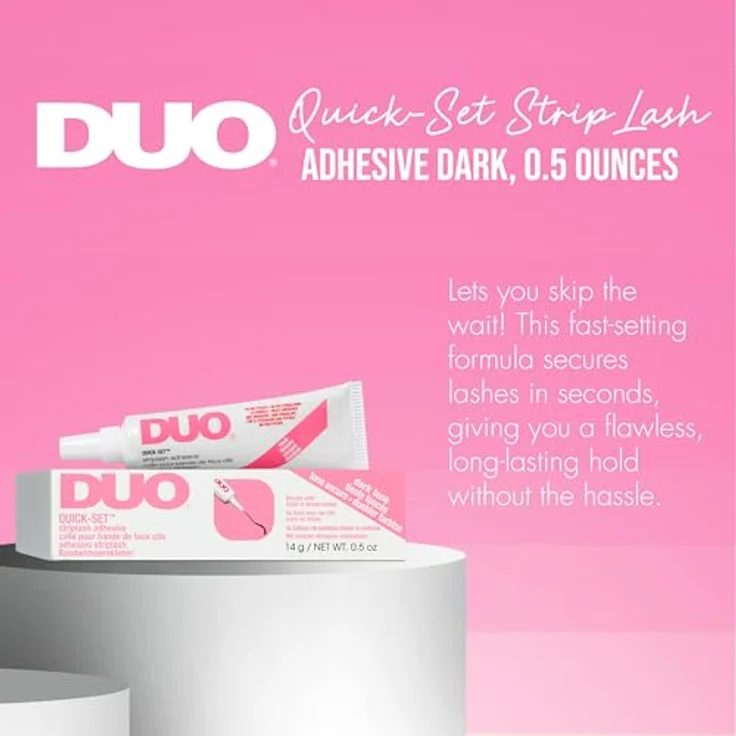 Ardell Duo Quick-Set Striplash Adhesive Clear/Dark Wimpernkleber 14 g Dark – Bild 4