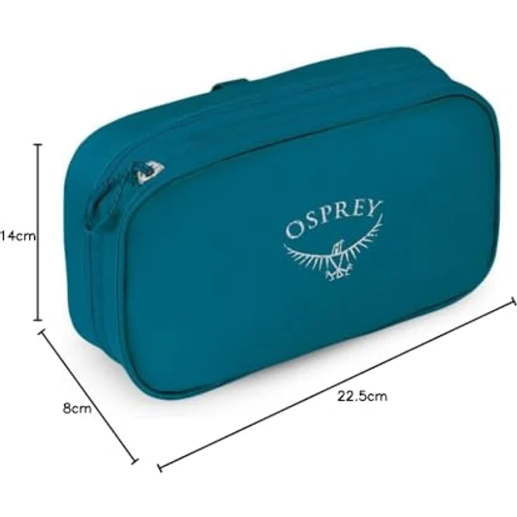 Osprey Ultralight Zip Organizer 2, Necessaire für Körperpflege und Erste Hilfe, blau, 2 l – Bild 6