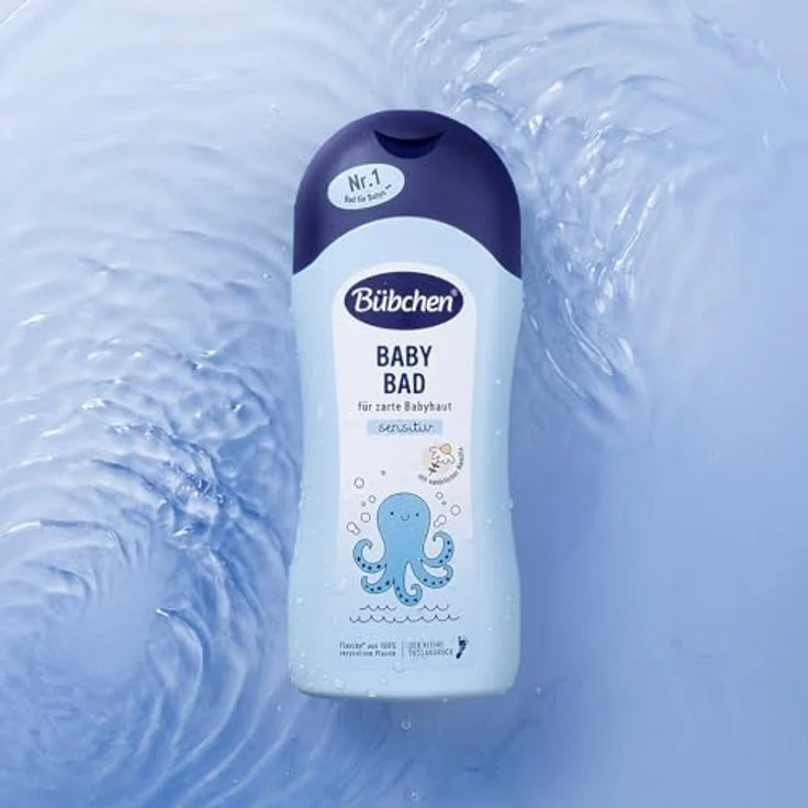 Bübchen Baby Bad, 1000 ml – milder cremig-weicher Schaum für Babys, pflegendes Kinderbad zur sanften Reinigung zarter Babyhaut, ohne Silikone – Bild 3