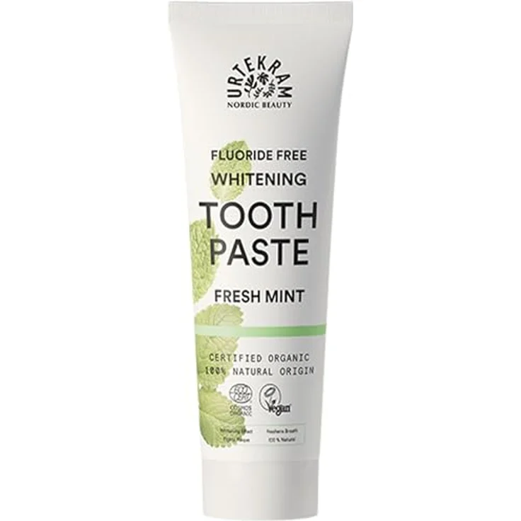 Urtekram Bio9 Fresh Mint Bio-Zahnpaste Minzgeschmack 75 ml, für saubere Zähne & frischen Atem – Bild 2