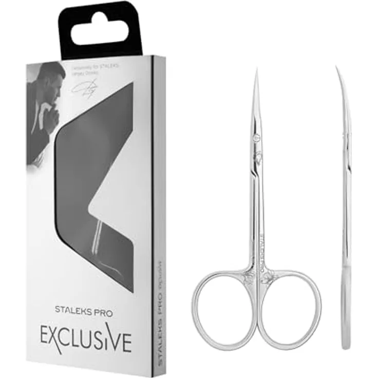 Staples Pro Cuticle Scissors SX-22/1, Nagelpflegegerät für Maniküre und Pediküre, Magnolia, mit schmalen Spitzen und verlängerten Griffen