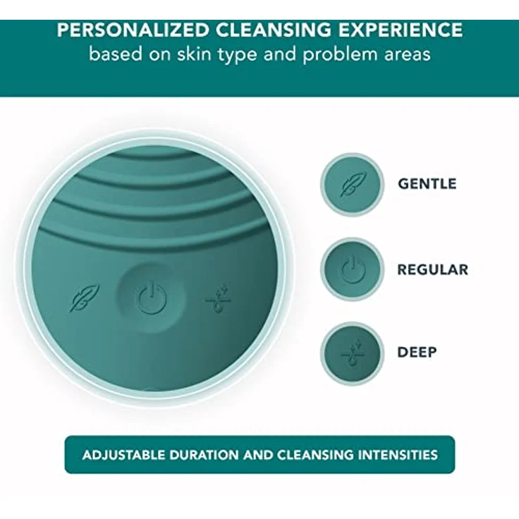 FOREO LUNA 4 MEN Gesichtsreinigungsbürste für Haut und Bart & straffende Massage - Anti Aging-Pflege - Verbessert Aufnahme von Gesichtspflegeprodukten - App-Verbindung - USB-aufladbar - Wasserdicht – Bild 5