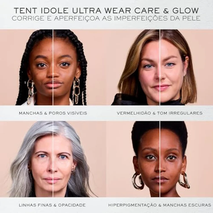 Lancome Make-up: flüssige Gesichtsbasis, Teint Idole Ultra Wear Base Care & Glow 530 W (30 ml) – Bild 6