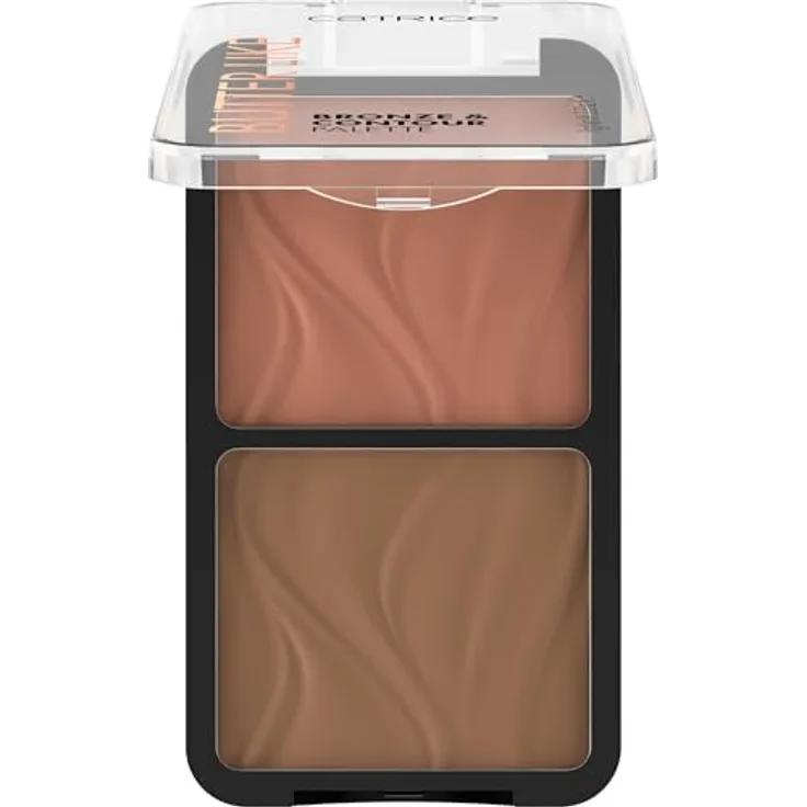Catrice Butter Like Bronze & Contour Konturier-Palette, Bronzer Farbton 020 Shape It My Way, 9 g, vegan, cremige Textur