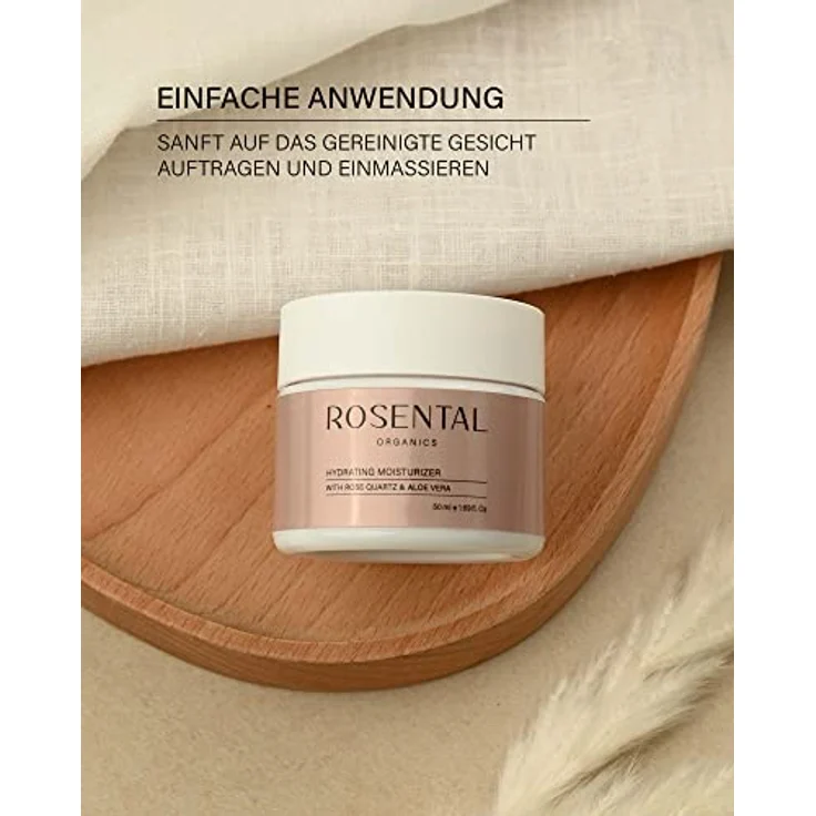 Rosental Organics Pflege Gesichtspflege Crystal Radiance Essential Moisturizer 50 ml Tagespflege für Damen und Herren – Bild 6