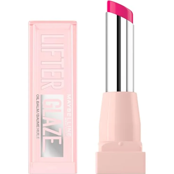 MAYBELLINE NEW YORK Lifter Glaze, Tönender Lippenbalsam mit intensivem Glanz, 003 Rose Bite, 2.8 g