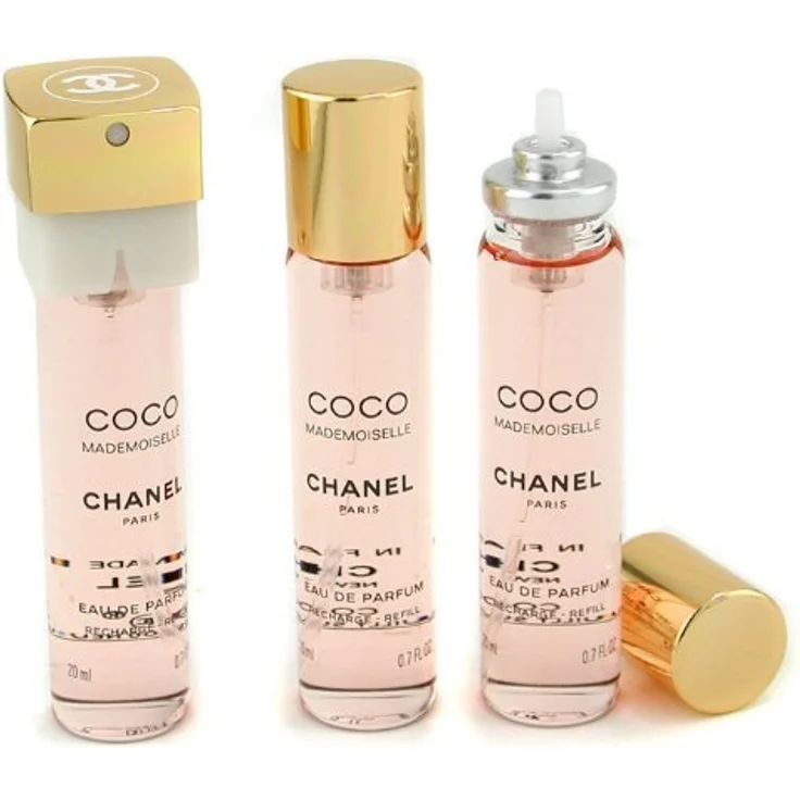 Chanel Coco Mademoiselle ohne Zerstäuber Set Eau de Toilette (EdT) 3 x 20 ml – Bild 4