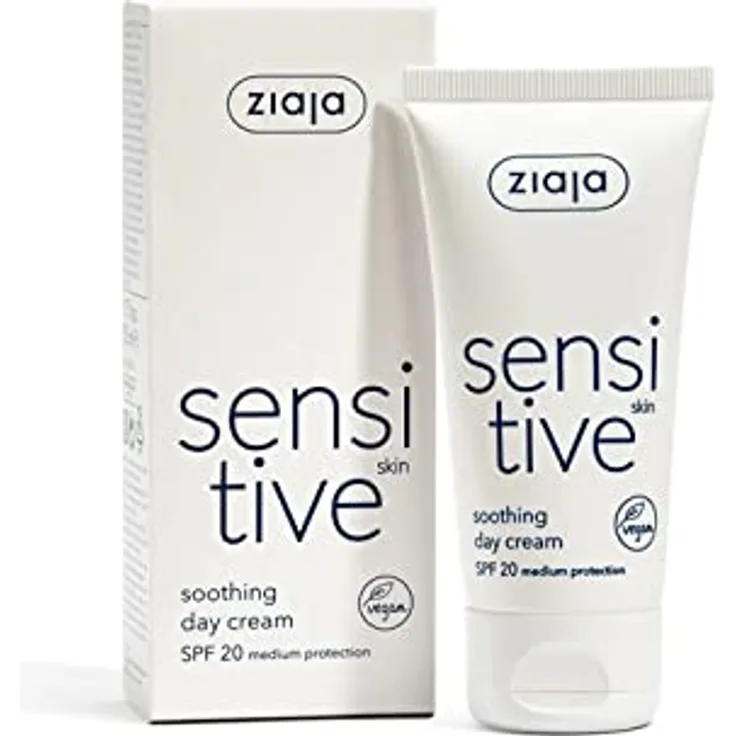 Ziaja Sensitive Crema Calmante De Día Para Pieles Sensibles - 50 Ml, Hydratisierte und strahlende Haut