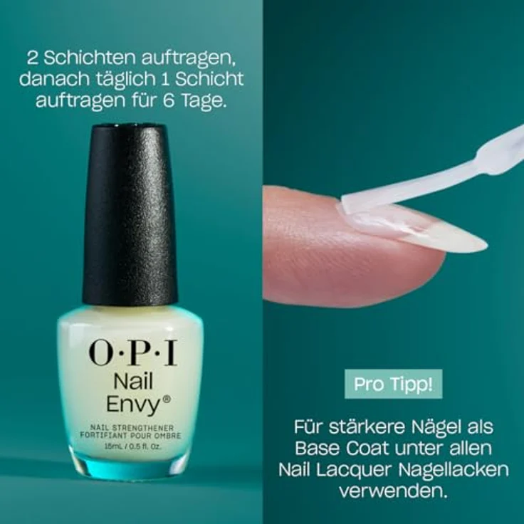 OPI Nail Envy All Night Strong in Dunkelblau – Original OPI Treatment mit veganer Formel – Schützt die Naturnägel – Für langanhaltenden Glanz und Pflege – 15 ml – Bild 4