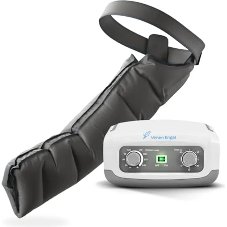Venen Engel 4 Basic, Arm Massagegerät mit 4 Luftkammern, 1 Massageprogramm zur Förderung der Durchblutung, gegen Wassereinlagerungen, ergänzend zur manuellen Lymphdrainage