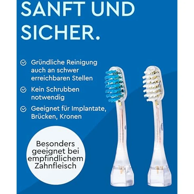 Emmi-Dent Platinum M2 mit Ultraschalltechnologie 2er-Pack, für saubere & gesunde Zähne – Bild 4