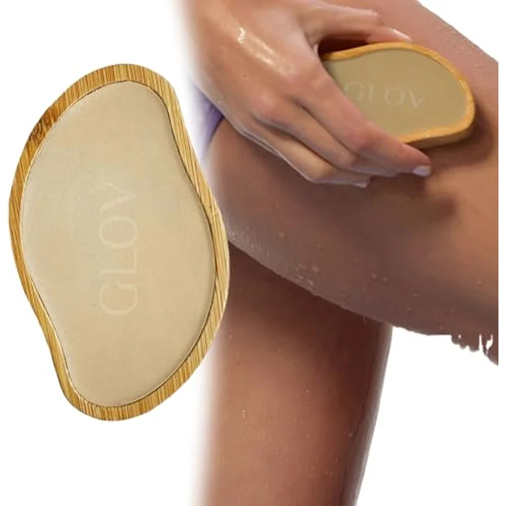 GLOV Velvet Nano Touch, 2-in-1 Fußfeile und Hautpflegegerät, sanfte Haarentfernung und Totzellen Entfernung, portable, kosmetikfrei, Reisegröße – Bild 1