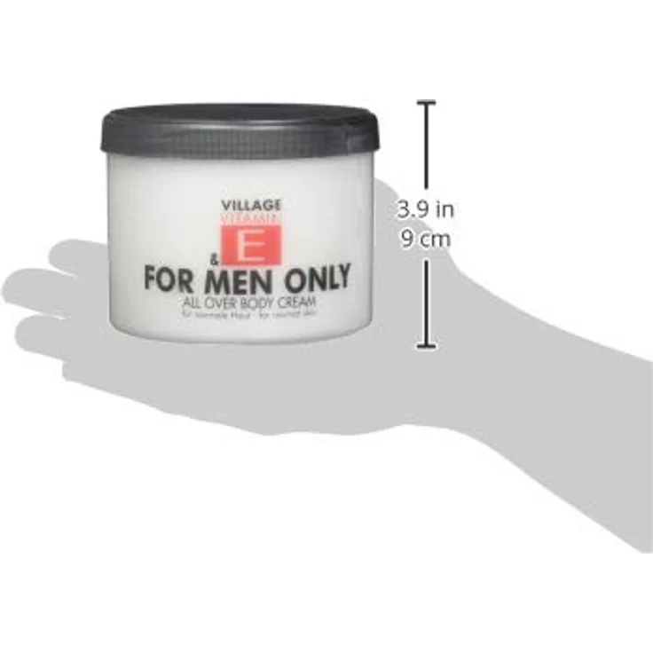 Village Vitamin E Körpercreme For Men Only 500 ml  – Bild 3