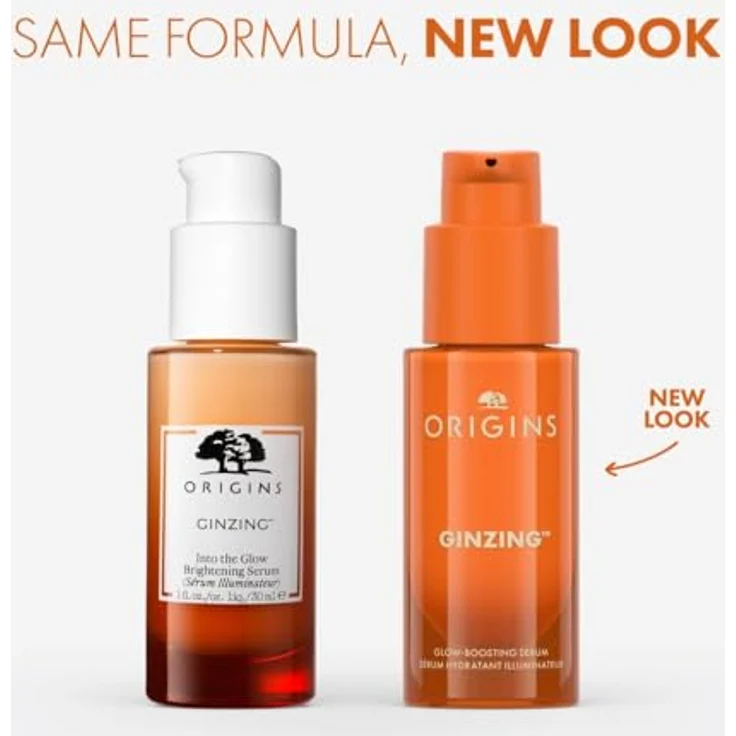 Origins GinZing™ Glow-Boosting Serum, Aufhellendes Gesichtsserum mit Vitamin C, 30 ml, vegan und feuchtigkeitsspendend – Bild 2