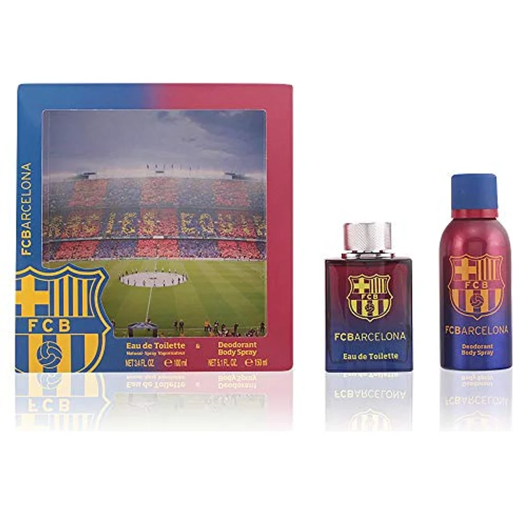 FC BARCELONA Eau de Toilette 100ml BARÇA VAPO, + DEODORANT 150ML VAPO - Athleten Geschenkset, dermatologisch getestet – Bild 1