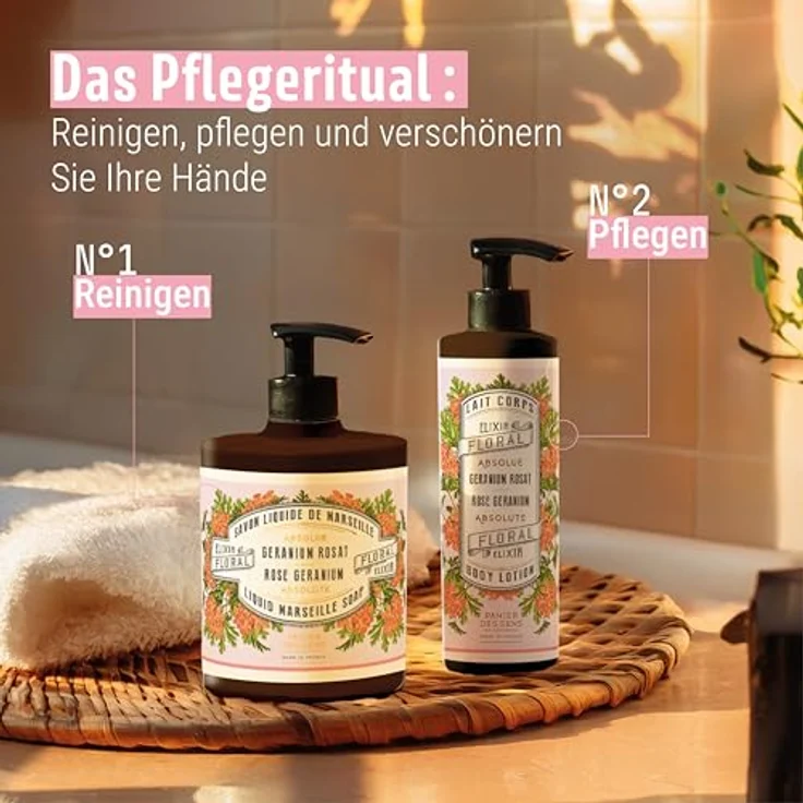 Panier Des Sens Milch Rose Geranium Body Lotion 250 ml  – Bild 7