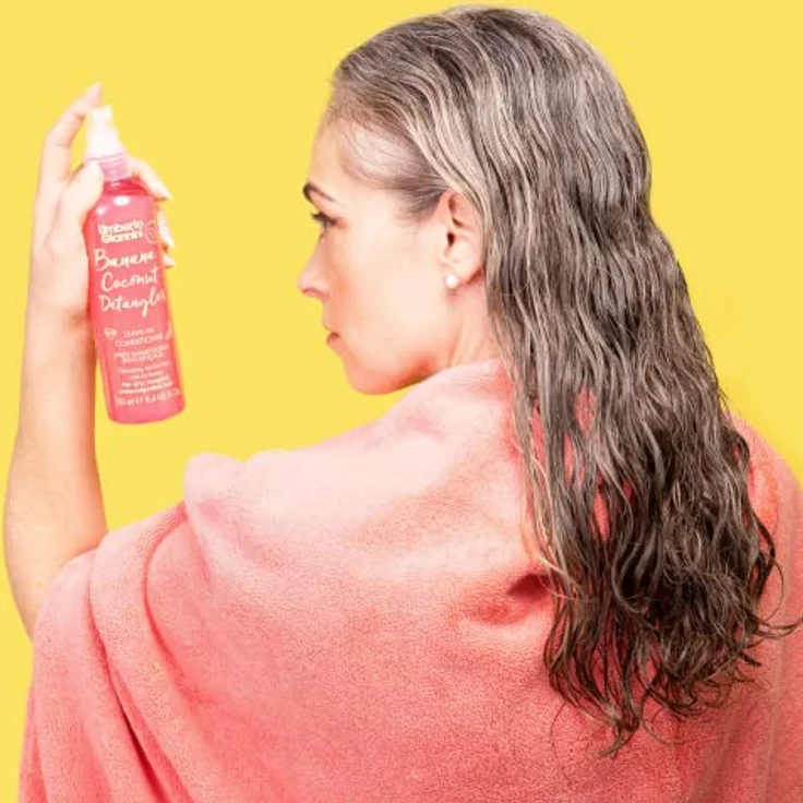 Umberto Giannini Banana Butter Coconut Leave-In Conditioner, 250 ml, pflegendes Leave-in Spray mit Bananarama Bliss Duft – Bild 6