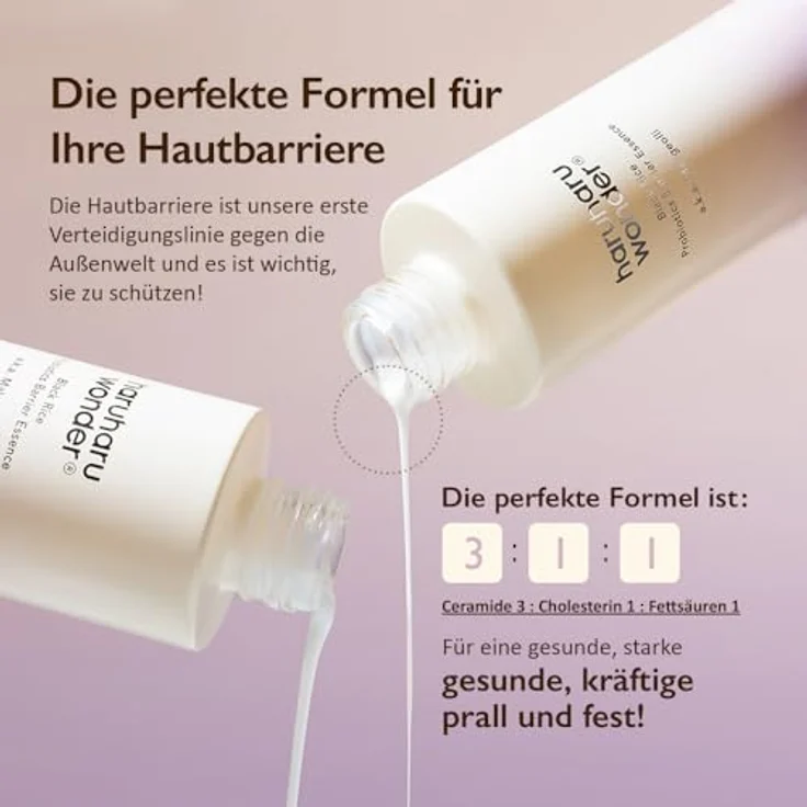 HARUHARU wonder Black Rice Probiotics Barrier Essence 120ml, Essence Toner zur Stärkung der Hautbarriere mit Ceramiden und fermentierten Inhaltsstoffen, feuchtigkeitsspendend und beruhigend – Bild 4