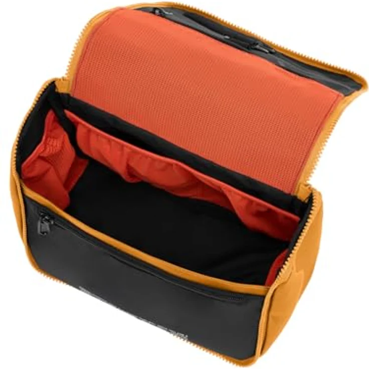 Vaude Banaba Kulturbeutel 26 cm, Beauty Case aus 100% Polyurethan, orange – Bild 3